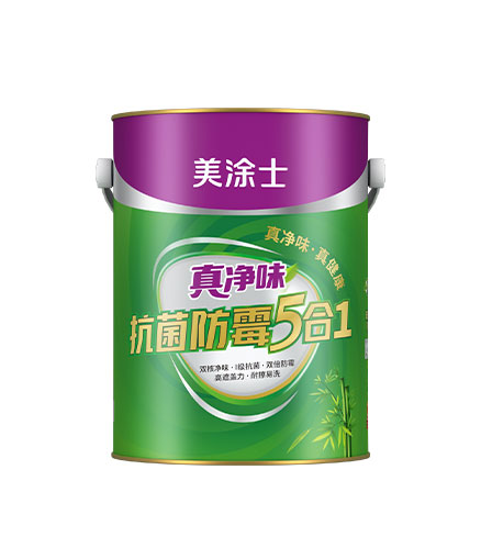 真净味抗菌防霉5合1墙面漆